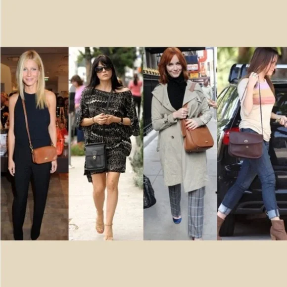 NEW! Vegan Leather Crossbody Purse Bag British Tan Brown - Picture 8 of 17